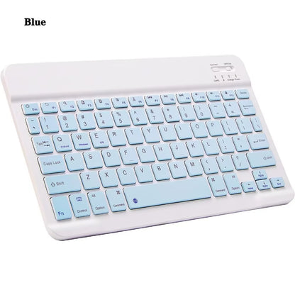 10 Lnch Wireless Bluetooth Mini Keyboard for Ipad Phone Tablet Portable Bluetooth Keyboard and Mouse for Samsung Xiaomi Android