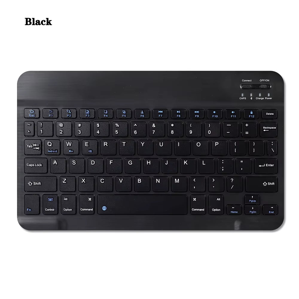 10 Lnch Wireless Bluetooth Mini Keyboard for Ipad Phone Tablet Portable Bluetooth Keyboard and Mouse for Samsung Xiaomi Android