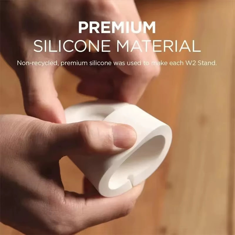 Charger Stand for Apple Watch Series 9 8 Ultra 7 6 5 SE 4 3 2 Charger Dock Station Silicone Bracket Iwatch Charging Cable Holder