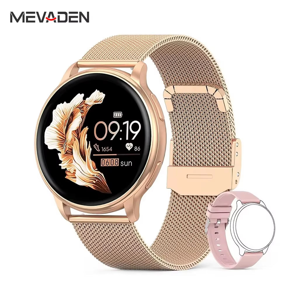 Bluetooth Call Smart Watch Women Custom Dial Watches Men Sport Fitness Tracker Heart Rate Smartwatch for Android IOS Y22