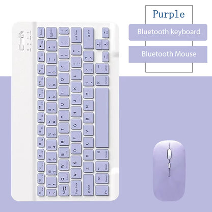 10 Lnch Wireless Bluetooth Mini Keyboard for Ipad Phone Tablet Portable Bluetooth Keyboard and Mouse for Samsung Xiaomi Android